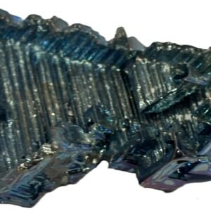 Blue bizmuth 3 4 sians emporium Blue bismuth hopper crystal specimen